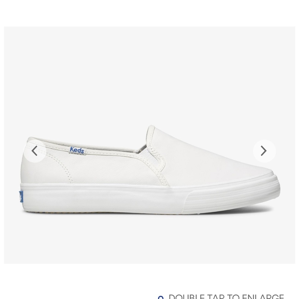 Women’s leather slip on Keds